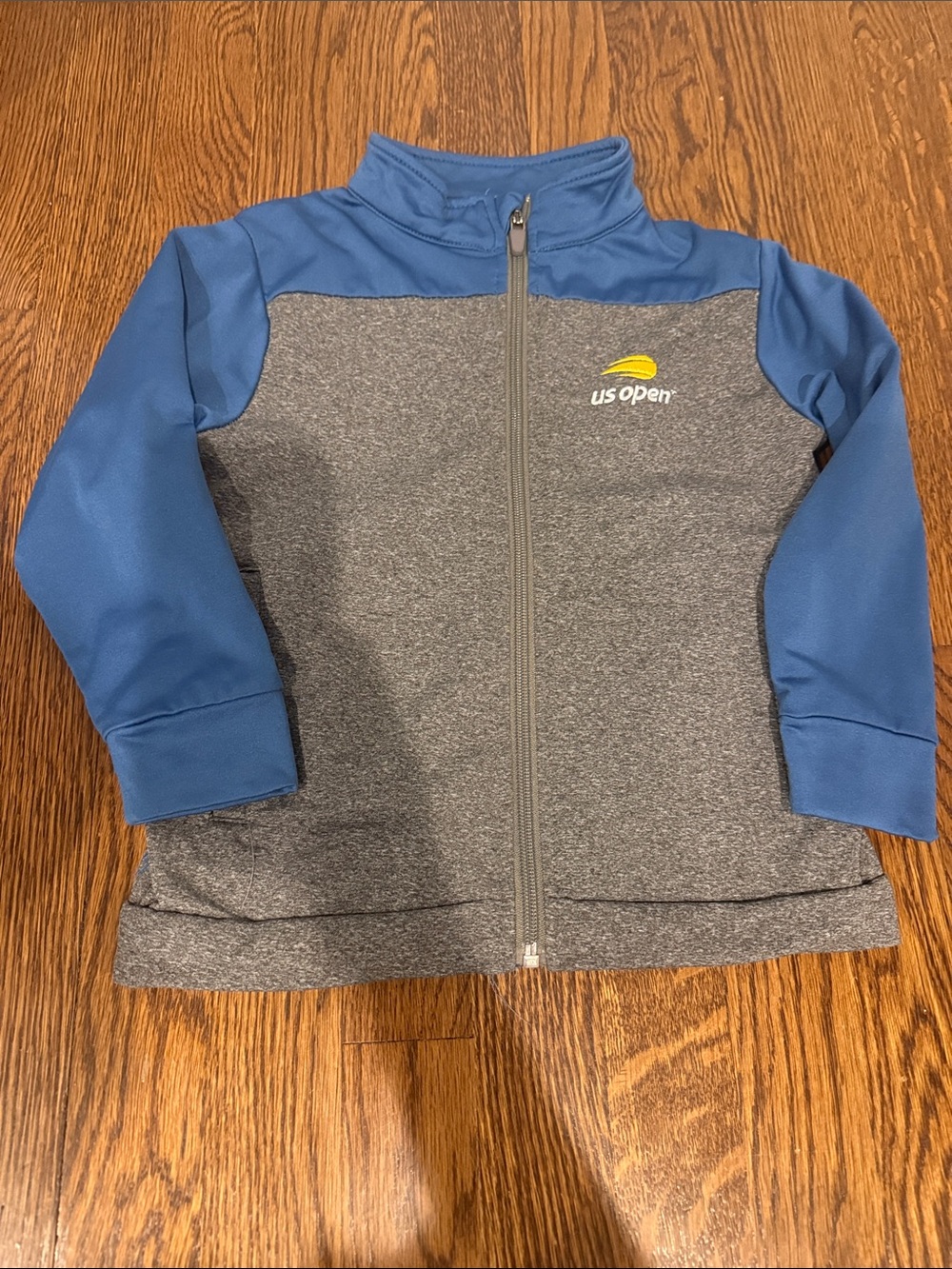 US OPEN- Kids' Blue and Gray Full-Zip Up Jacket